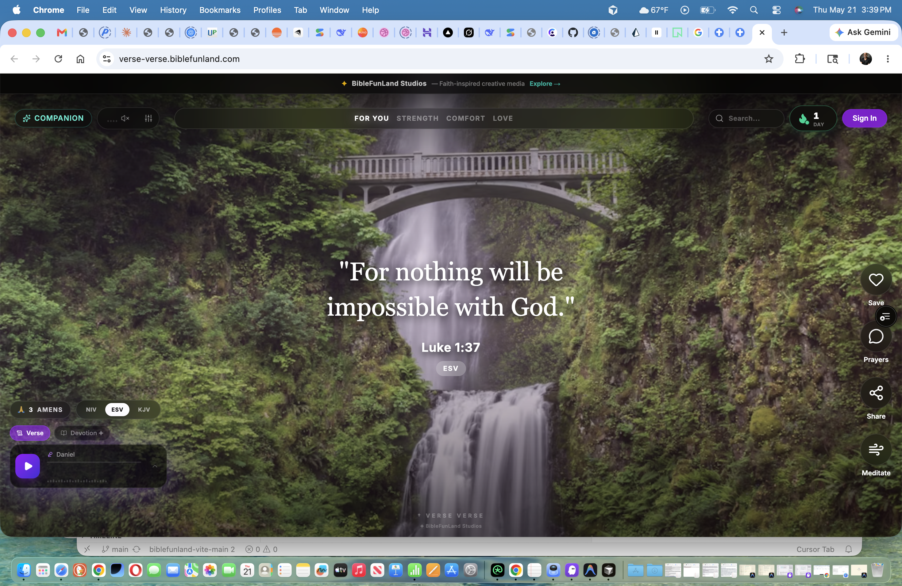Verse Verse daily devotional platform