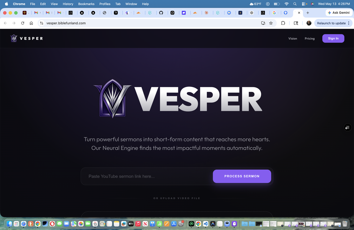 Vesper preview